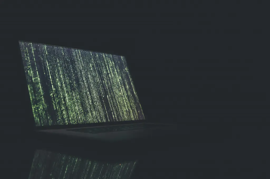 Lines of code displayed on a dark screen